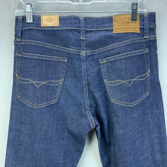 **SOLD**Polo Ralph Lauren Jeans Boys 18-20 Blue Sullivan Slim Dark Wash Stretch - Picture 5 of 15